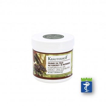 KrauterhoF piling za telo sa kakao i ši buterom 400ml KrauterhoF piling za telo sa kakao i ši buterom 400ml