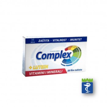Zdrovit Complex +lutein 50+ tablete a56 Zdrovit Complex +lutein 50+ tablete a56