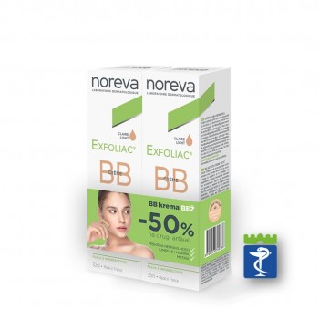 Noreva Exfoliac tonirana krema bež 1+50%