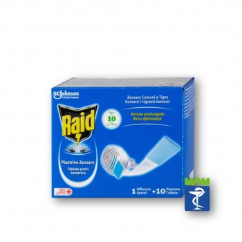 Raid električni aparat + 10 tableta