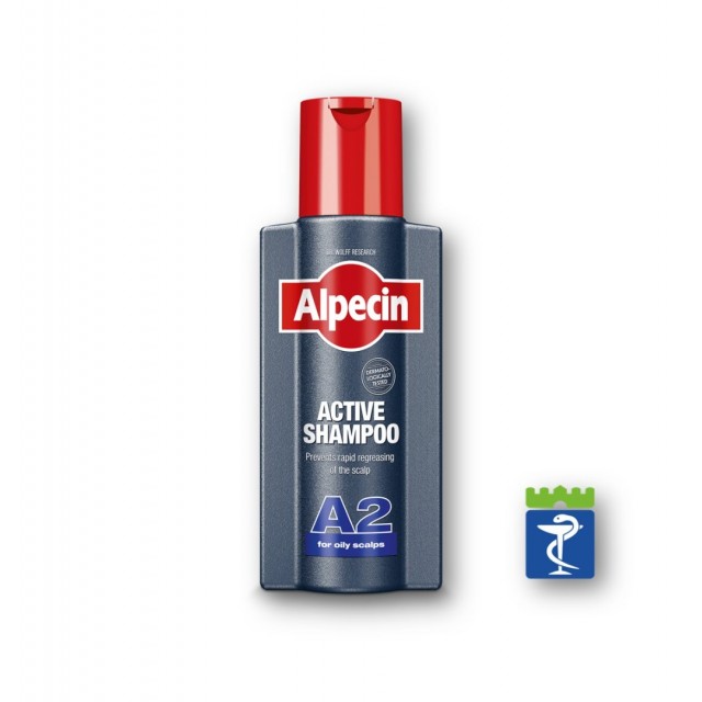 Alpecin Active A2 Šampon Za Masnu Kosu 250Ml Alpecin Active A2 Šampon Za Masnu Kosu 250Ml
