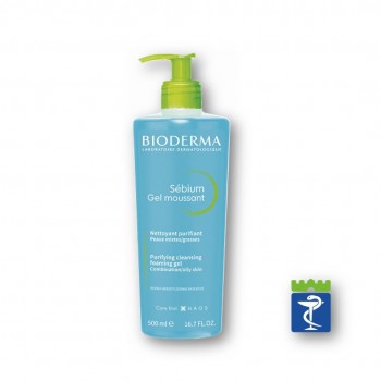 Bioderma Sebium moussant gel 500ml promo