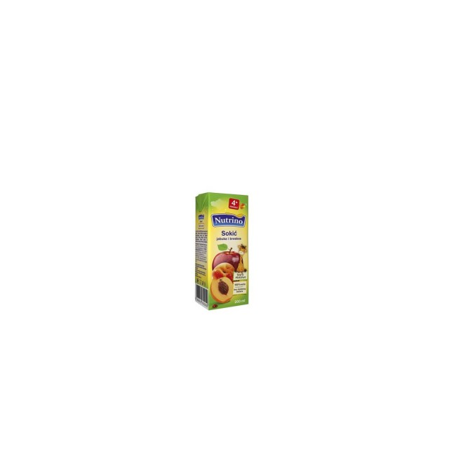 Nutrino Sok Jabuka Breskva 200Ml