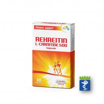 Rekreitin L-carnitin 500 kapsule a30