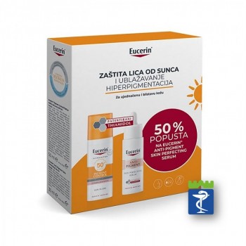 EUCERIN BOX SUN PIGMENT CONTROL SPF50 50ml + ANTIPIGMENT SKIN PERFECTING SERUM 30ml