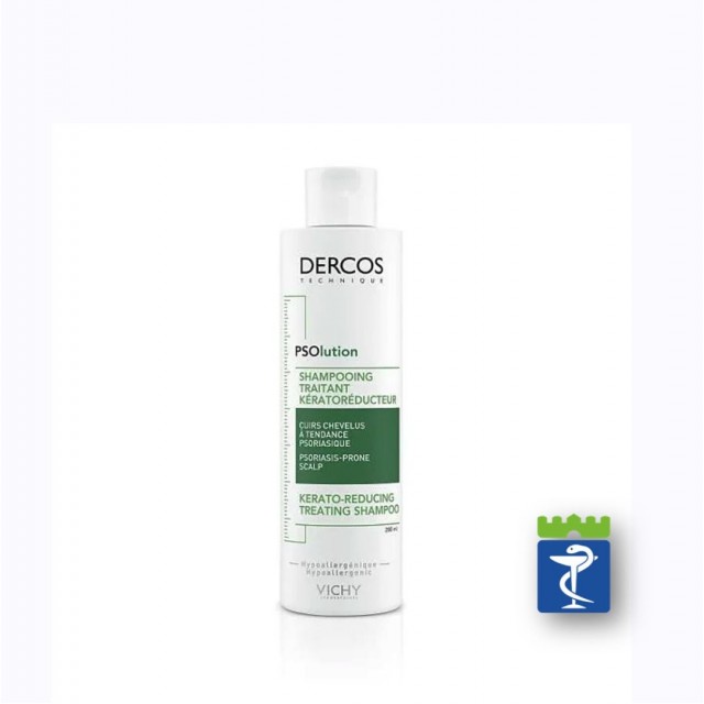 Vichy Dercos Psolution Šampon Za Vlasište Sklono Psorijazi Protiv Skvama, Osećaja Svraba I Peskanja 200Ml