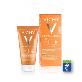 Vichy Capital Soleil Dry Touch Face Cream Tinted SPF50 50ml